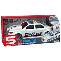 Іграшка CARS S Поліцейська машина біла 1:16 (CJ-2924206)
