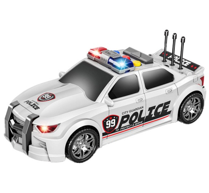 CARS S Іграшка CARS S Поліцейська машина біла 1:16 (CJ-2924206)