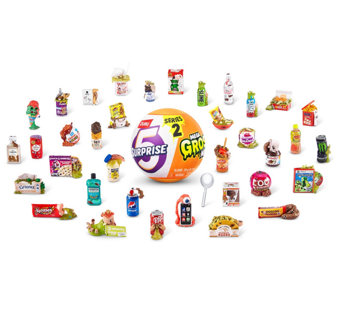 ZURU MINI BRANDS Ігровий набір Zuru Mega Gross Minis Фігурки-сюрприз в шарі зі слаймом в асортименті