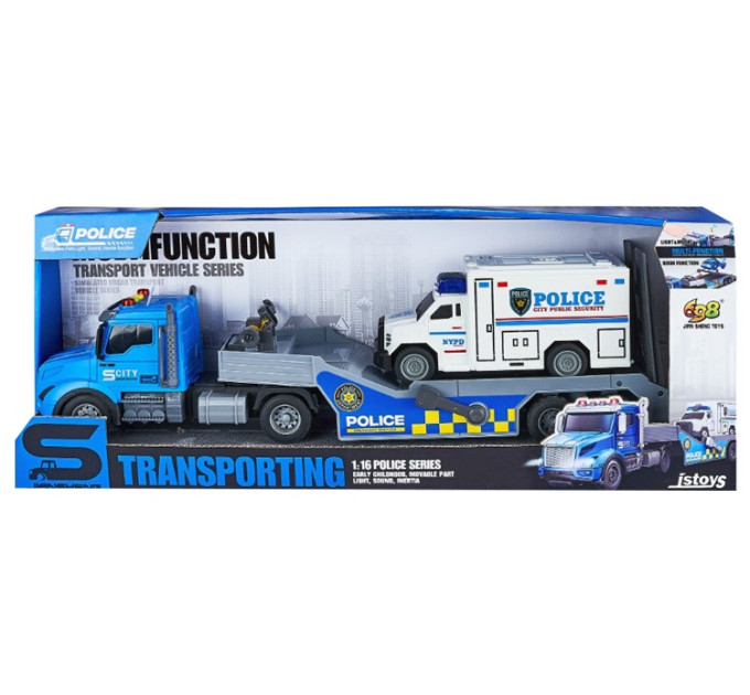 CARS S Іграшка CARS S Набір 2в1 Трал і поліцейський бус (CJ-4533958)