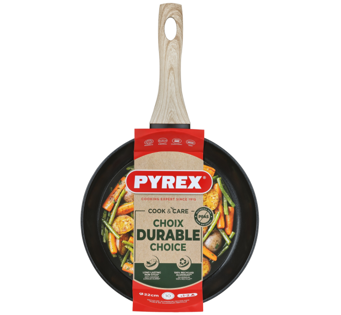 Pyrex Сковорода Pyrex Cook&Care 22 см, класична
