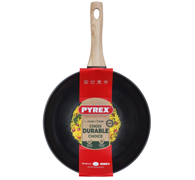 Pyrex Сковорода Pyrex Cook&Care 28 см, WOK