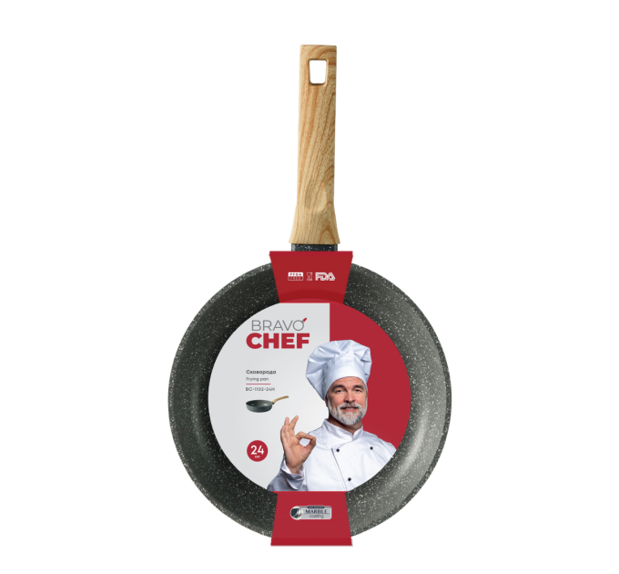 Bravo Chef Сковорода Bravo Chef глибока 24 см