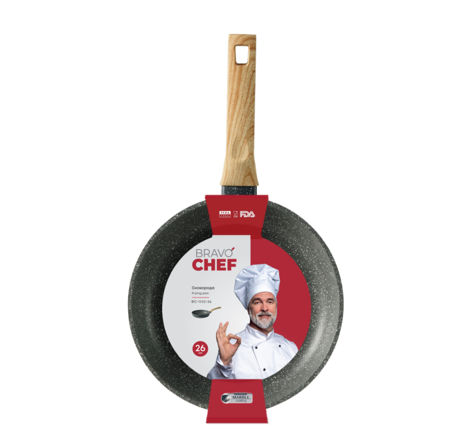 Bravo Chef Сковорода Bravo Chef класична 26 см