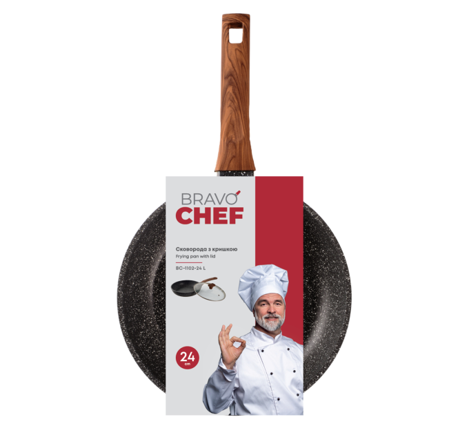 Bravo Chef Сковорода Bravo Chef 24 см