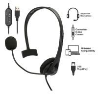 Навушники 2E CH11 Mono USB (2E-CH11MU)