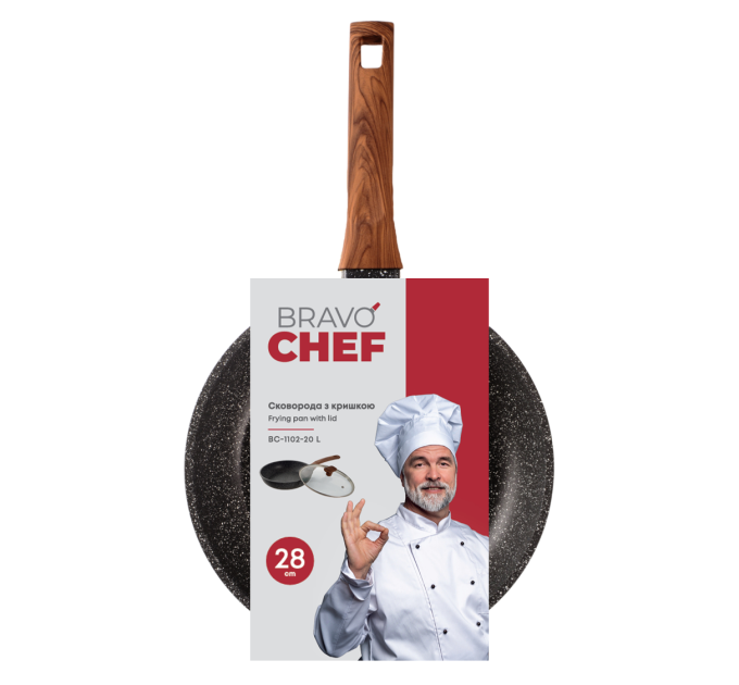 Bravo Chef Сковорода Bravo Chef 28 см