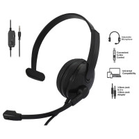 Навушники 2E CH12 Mono On-Ear 3.5mm / 2*3.5mm (2E-CH12MJ)