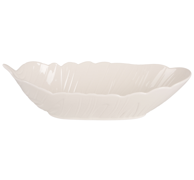 LED Блюдо LED Deep Leaf White, 35х14х8 см