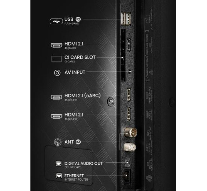 Hisense LED-телевізор Hisense 43E7Q PRO