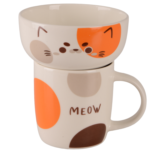 Limited Edition Набір для сніданку Limited Edition Happy Cat, 2 предмети