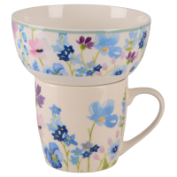 Набір для сніданку Limited Edition Flowers Blue, 2 предмети