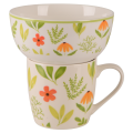 Limited Edition Набір для сніданку Limited Edition Flowers Green, 2 предмети