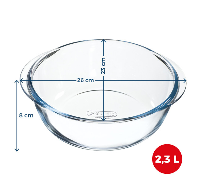 Pyrex Форма для запікання Pyrex AirFryer, 26x23x8 см (2.3 л)