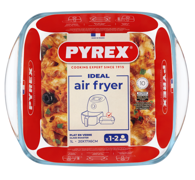 Pyrex Форма для запікання Pyrex AirFryer, 20x17x6 см (1.0 л)