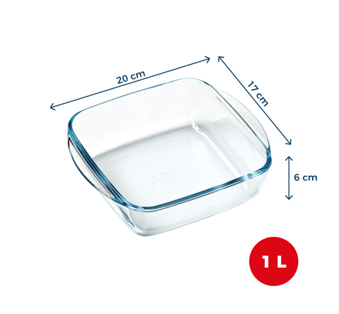 Pyrex Форма для запікання Pyrex AirFryer, 20x17x6 см (1.0 л)