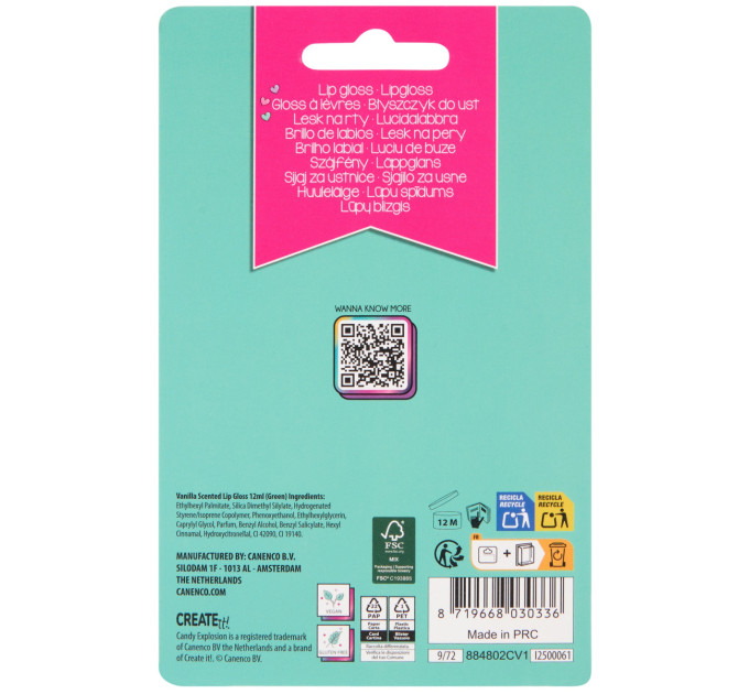 Create it! Блиск для губ Create IT! CANDY у тубі в асортименті (884802)