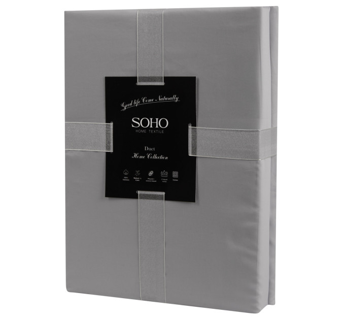 SOHO Комплект постільної білизни Soho Євро Duet 200х230 см Mocha/Grey