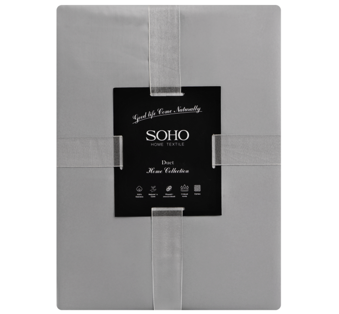 SOHO Комплект постільної білизни Soho Сімейний Duet 150х200 см Mocha/Grey