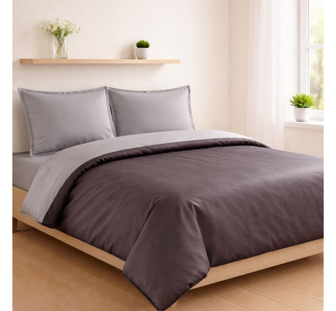 SOHO Комплект постільної білизни Soho Євро Duet 200х230 см Grey/Graphite