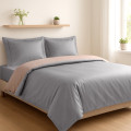 SOHO Комплект постільної білизни Soho Євро Duet 200х230 см Ivory/Grey