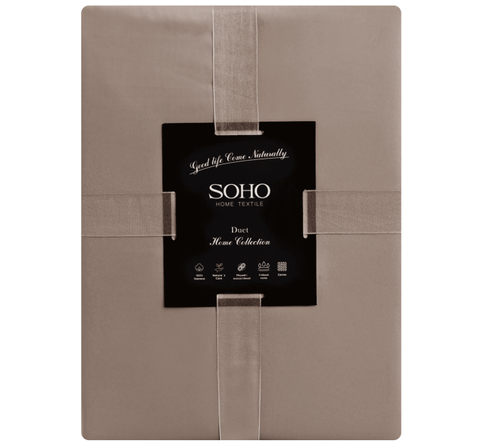 SOHO Комплект постільної білизни Soho Сімейний Duet 150х200 см Beige/Mocha