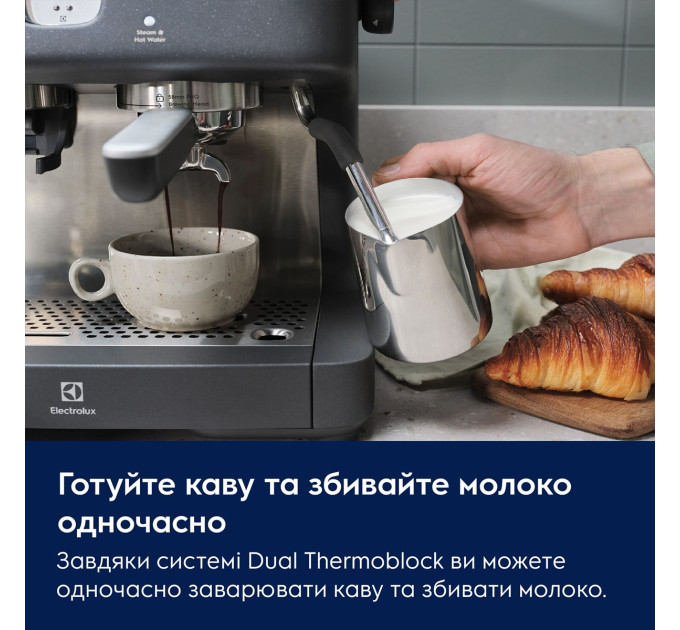 Electrolux Кавоварка еспресо Electrolux E8EC1-8BP