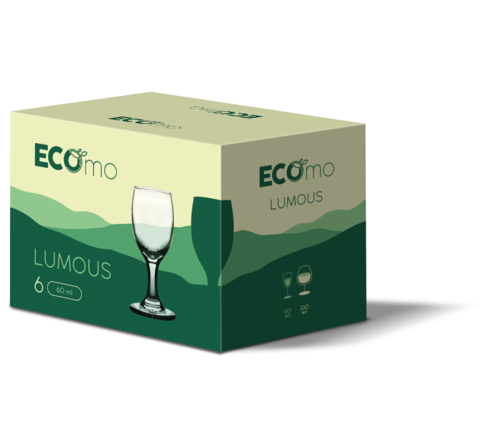 Ecomo Набір чарок ECOmo Lumous, 6x60 мл