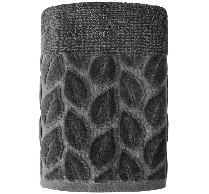 SOHO Рушник банний Soho 50х90 см Leaves Dark Gray