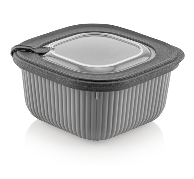 Idea Home Контейнер Idea Home 00681 Line Box Gray 0.6 л (00681 Gray)