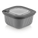 Idea Home Контейнер Idea Home 00681 Line Box Gray 0.6 л (00681 Gray)