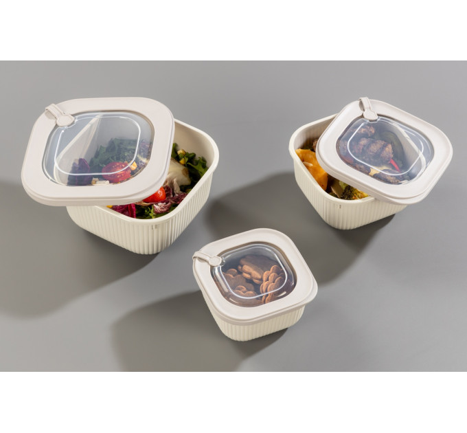 Idea Home Контейнер Idea Home 00681 Line Box Bej 0.6 л (00681 Bej)
