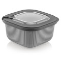 Idea Home Контейнер Idea Home 00682 Line Box Gray 1.1 л (00682 Gray)