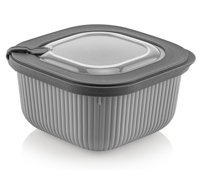 Idea Home Контейнер Idea Home 00682 Line Box Gray 1.1 л (00682 Gray)