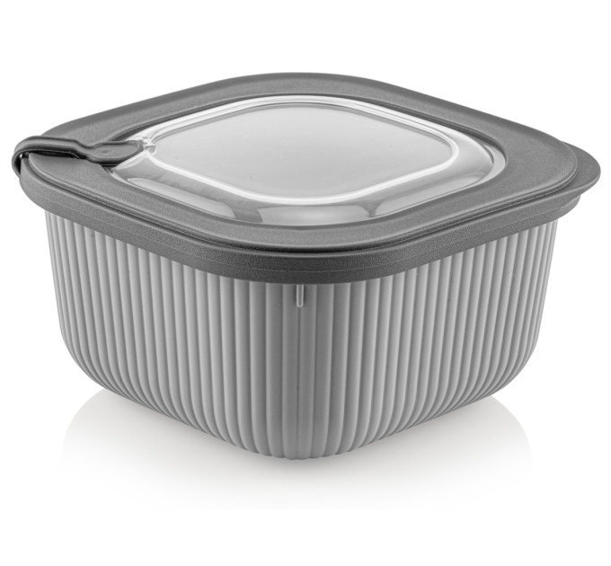 Idea Home Контейнер Idea Home 00683 Line Box Gray 1.8 л (00683 Gray)