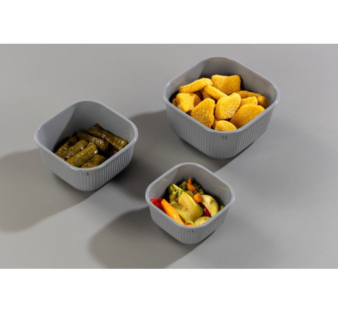 Idea Home Контейнер Idea Home 00683 Line Box Gray 1.8 л (00683 Gray)