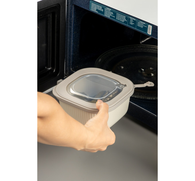 Idea Home Контейнер Idea Home 00683 Line Box Bej 1.8 л (00683 Bej)