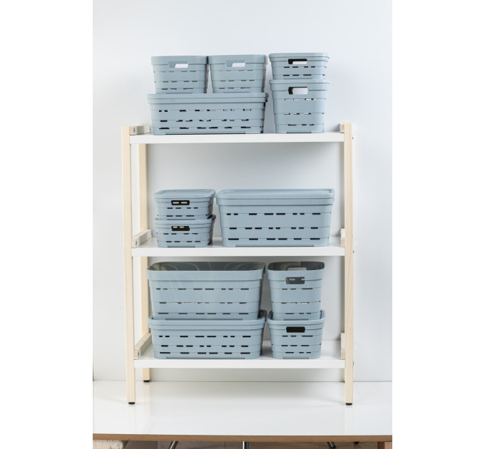 Idea Home Кошик Idea Home 00612 Pyramid Blue 5 л (00612 Blue)