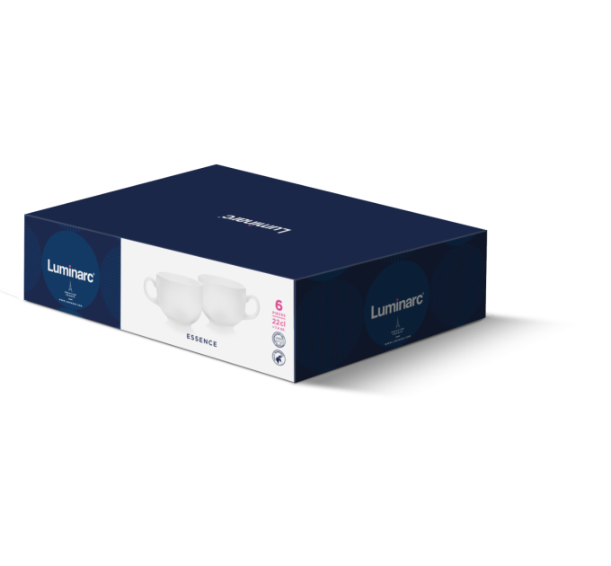 Luminarc Набір чашок Luminarc Essence White, 6х220 мл