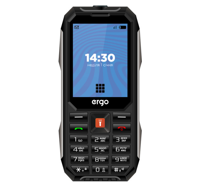 Ergo Мобільний телефон ERGO E283 Dual Sim Black