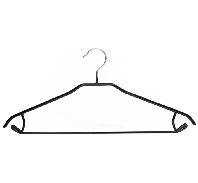 Idea Home Вішалка для одягу Idea Home з крючками 45х20x1.2 см Black