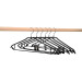 Idea Home Вішалка для одягу Idea Home з крючками 45х20x1.2 см Black