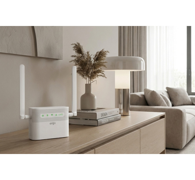 Ergo 4G Wi-Fi роутер ERGO R023 з акумулятором