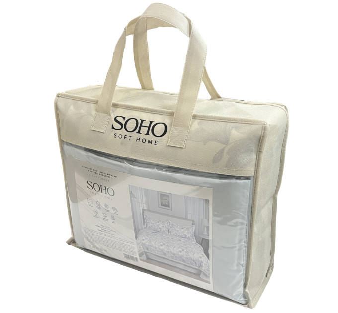 SOHO Комплект постільної білизни з легкою ковдрою Soho Євро 200х220 см Light flower