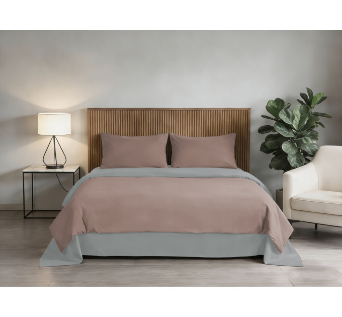 SOHO Комплект постільної білизни Soho Сімейний 150х200 см Rose/Light gray