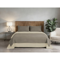 Комплект постільної білизни Soho Сімейний 150х200 см Coffe/Beige