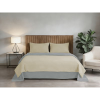 Комплект постільної білизни Soho Полуторний 150х200 см Beige/Light gray