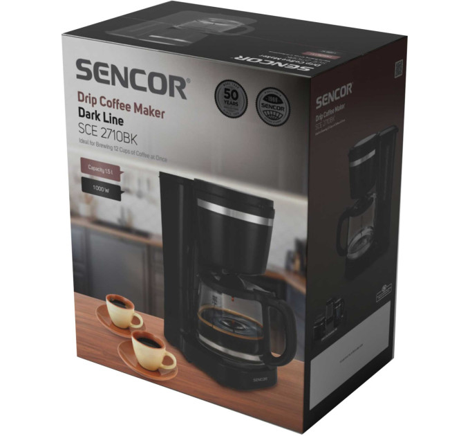 Sencor Кавоварка крапельна Sencor SCE 2710BK