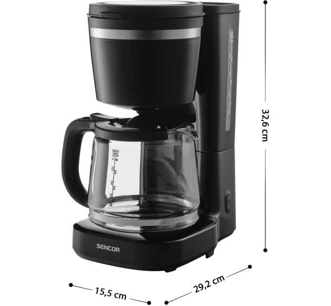 Sencor Кавоварка крапельна Sencor SCE 2710BK
