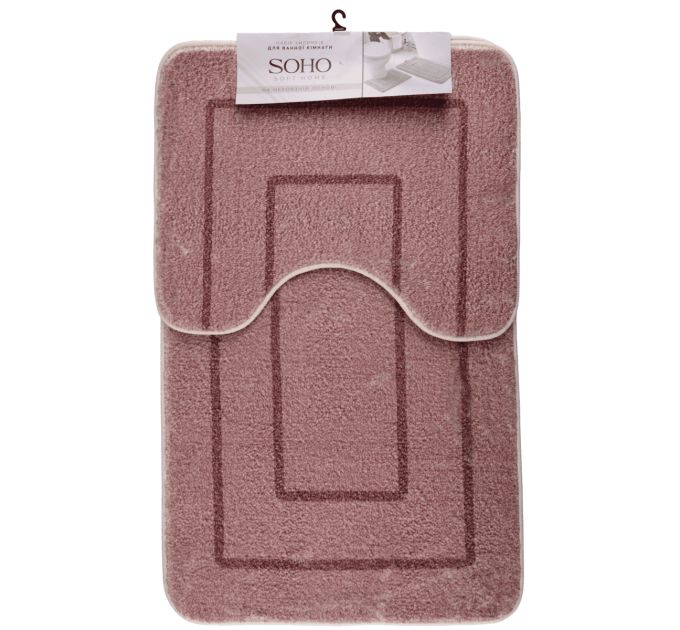 SOHO Набір килимків для ванної та туалету Soho 50х40 см, 50х80 см Beige